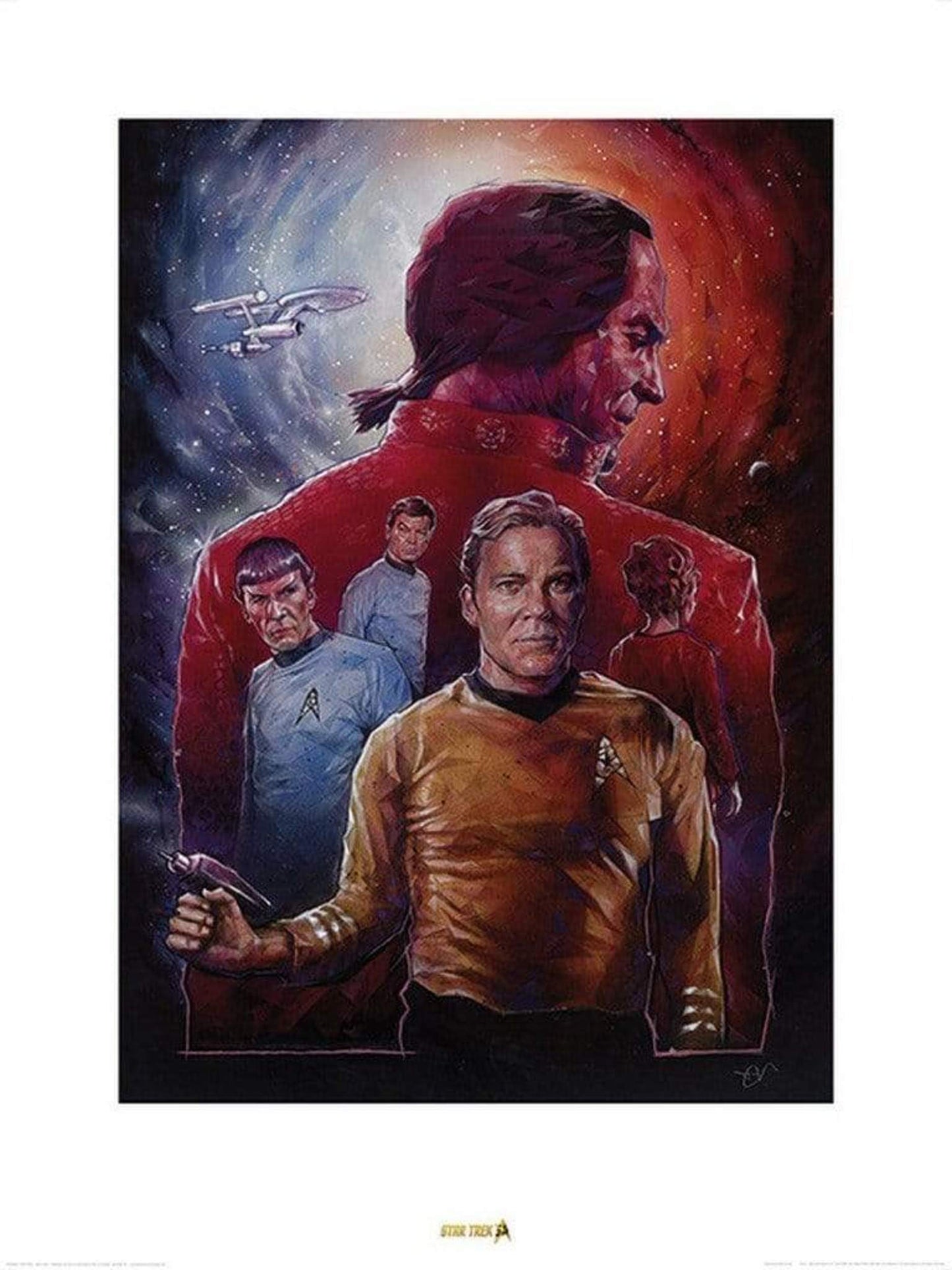 Art Print Star Trek Space Seed 50th Anniversary 60x80cm