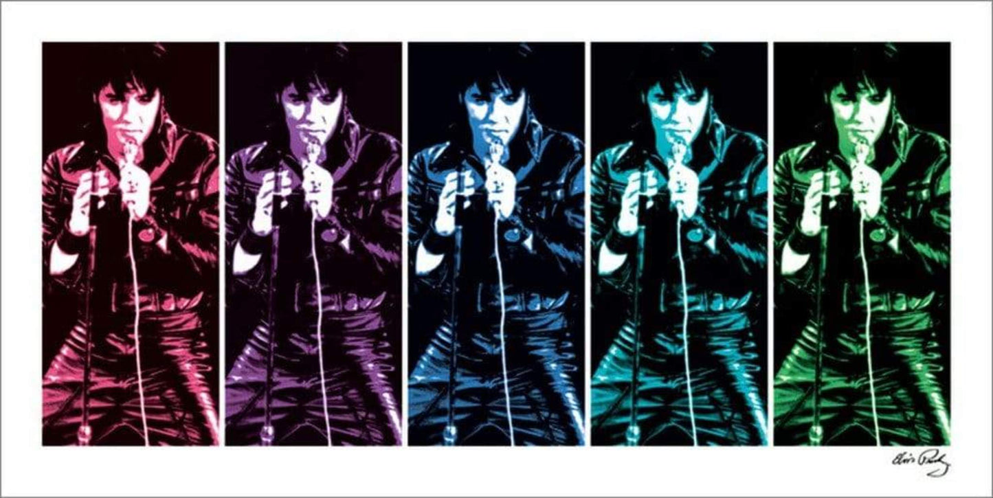 Art Print Elvis Presley 68 Comeback Special Pop Art 100x50cm