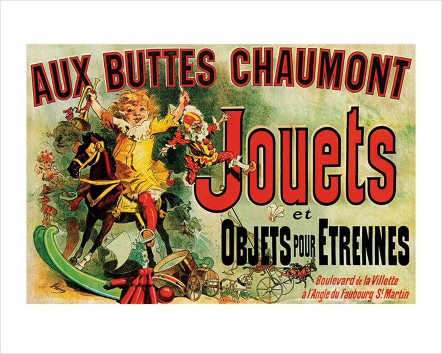Art Print Jouets As Seen on Friends 50x40cm