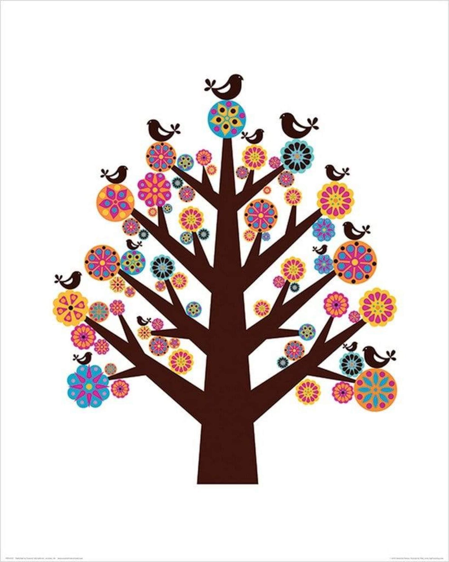 Art Print Valentina Ramos - Tree of Flowers 40x50cm