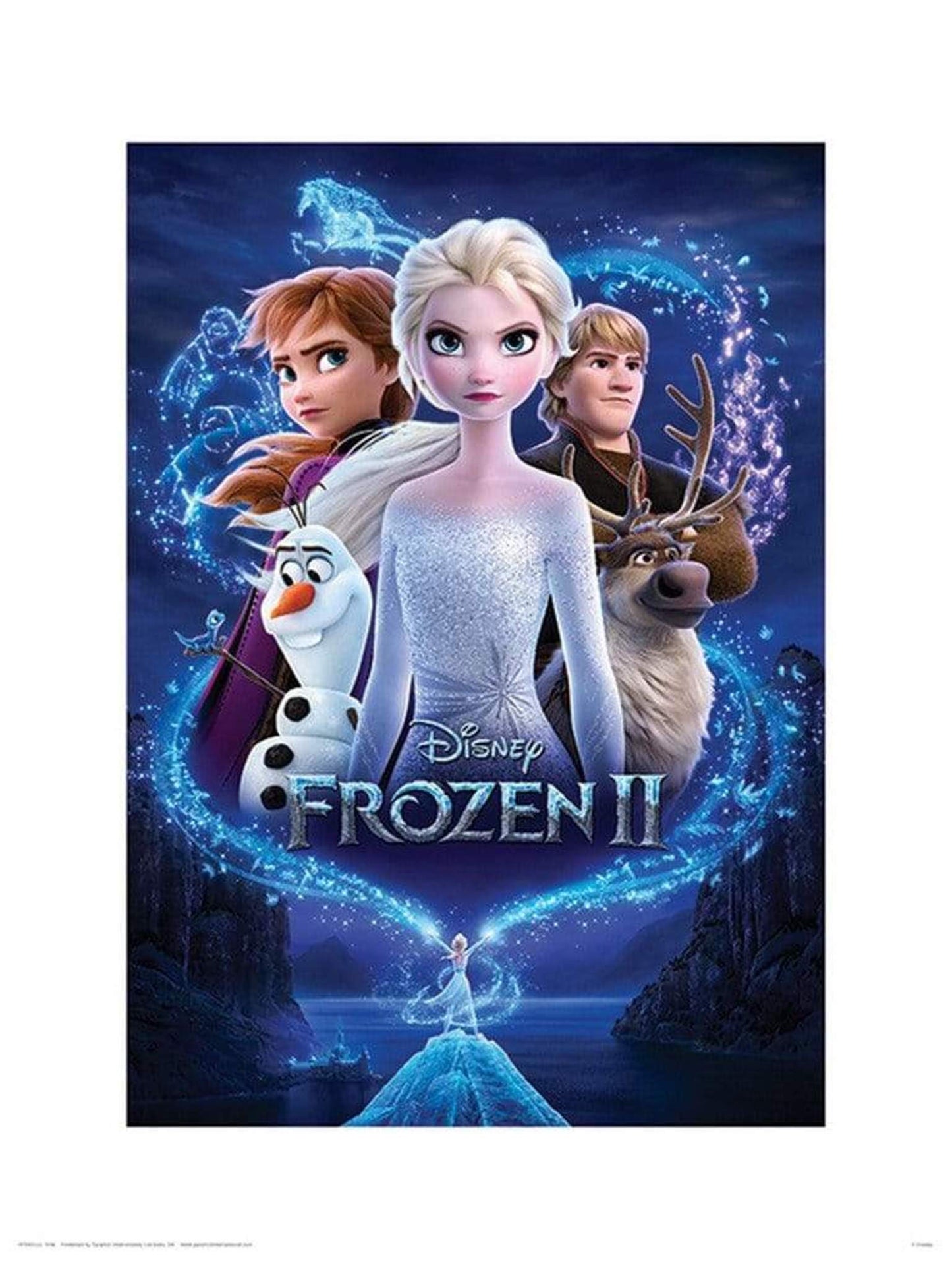 Pyramid Frozen 2 Magic Art Print 30x40cm
