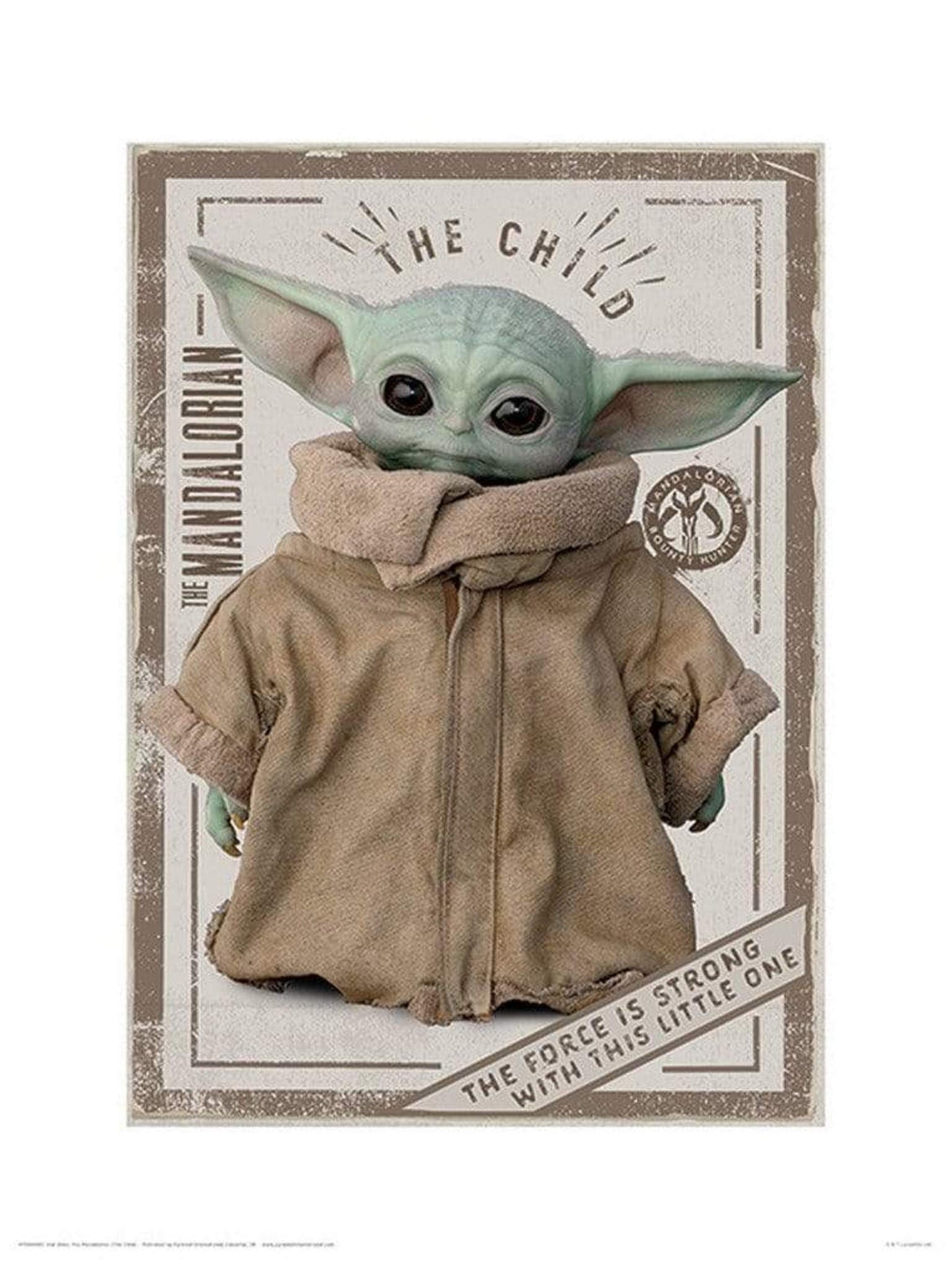 Star Wars - The Mandalorian - The Child Art Print 30x40cm