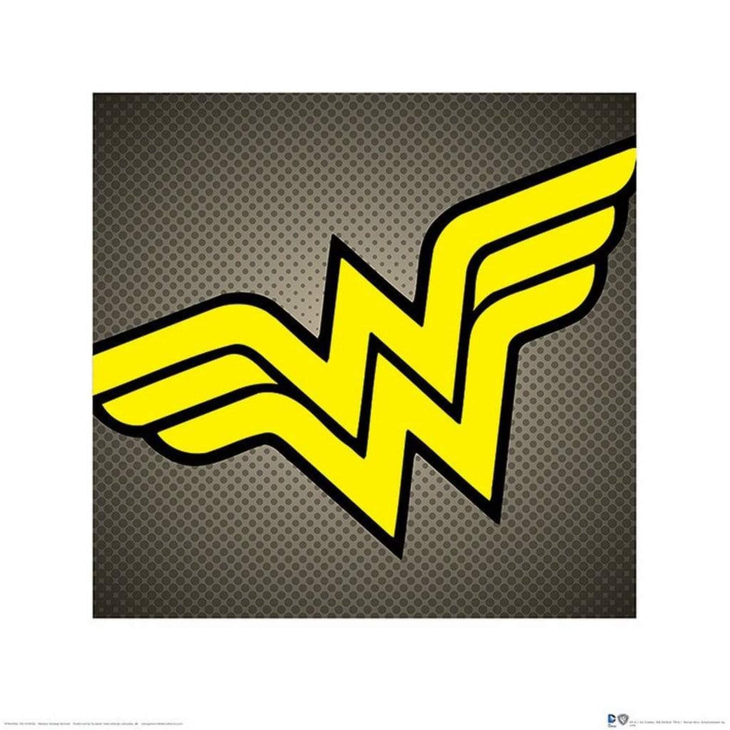 Art Print DC Comics Wonder Woman Symbol 40x40cm