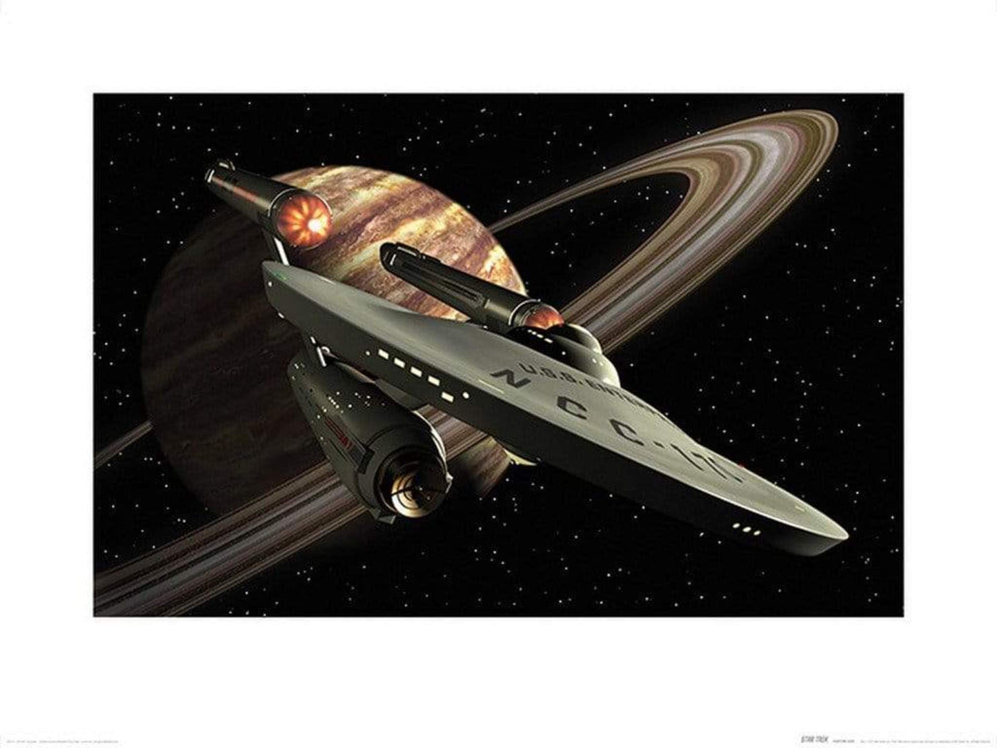 Art Print Star Trek - New Worlds 80x60cm