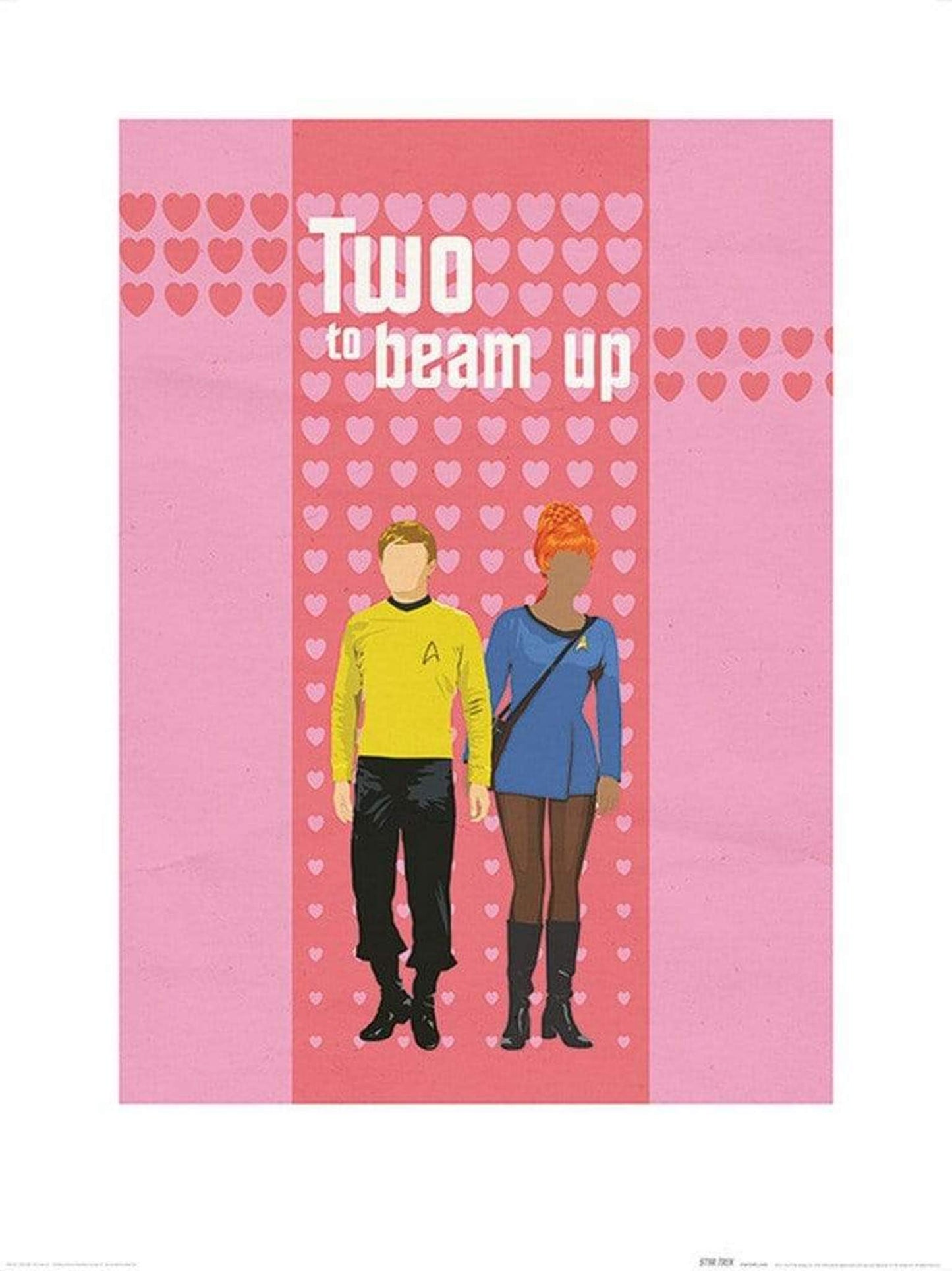Art Print Star Trek Two To Beam Up 60x80cm