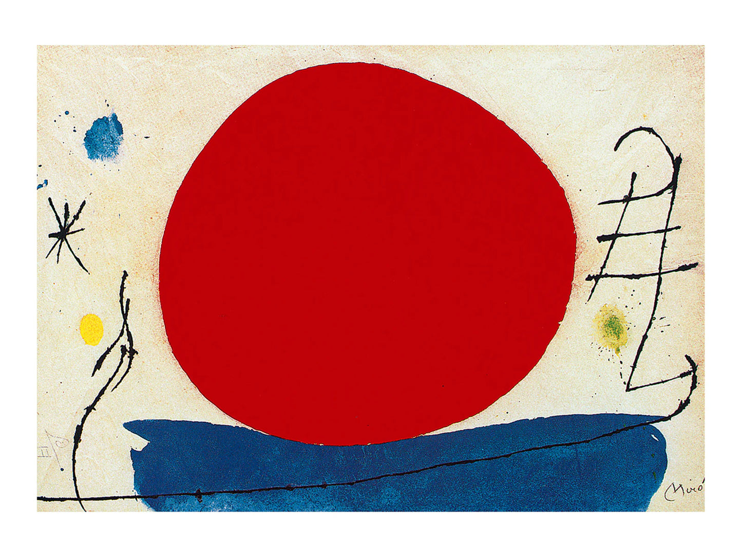 Art Print Joan Miro - Senzo titolo, 1967 80x60cm
