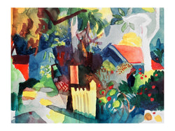 Art Print August Macke - Landschaft 60x80cm