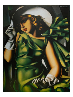 Art Print Tamara De Lempicka - Donna Vestita In Verde 60x80cm