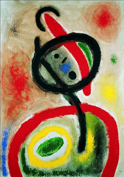Art Print Joan Miro - Femme III 80x60cm