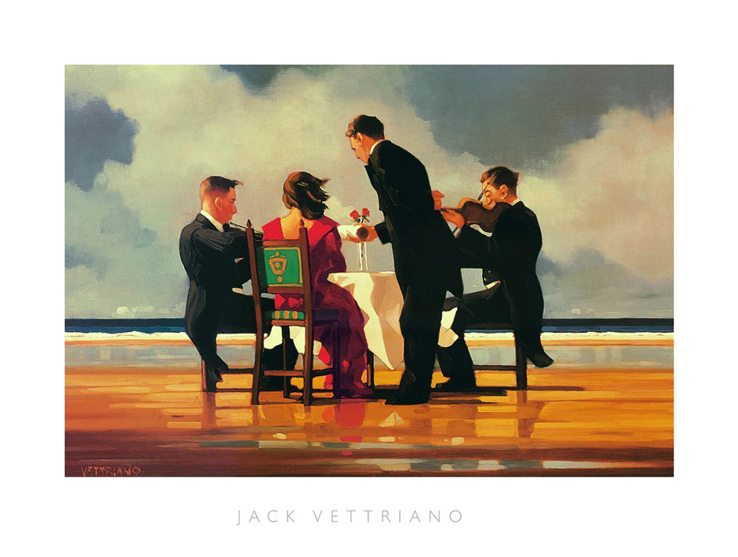Art Print Jack Vettriano - Elegy for The Dead Admiral 80x60cm