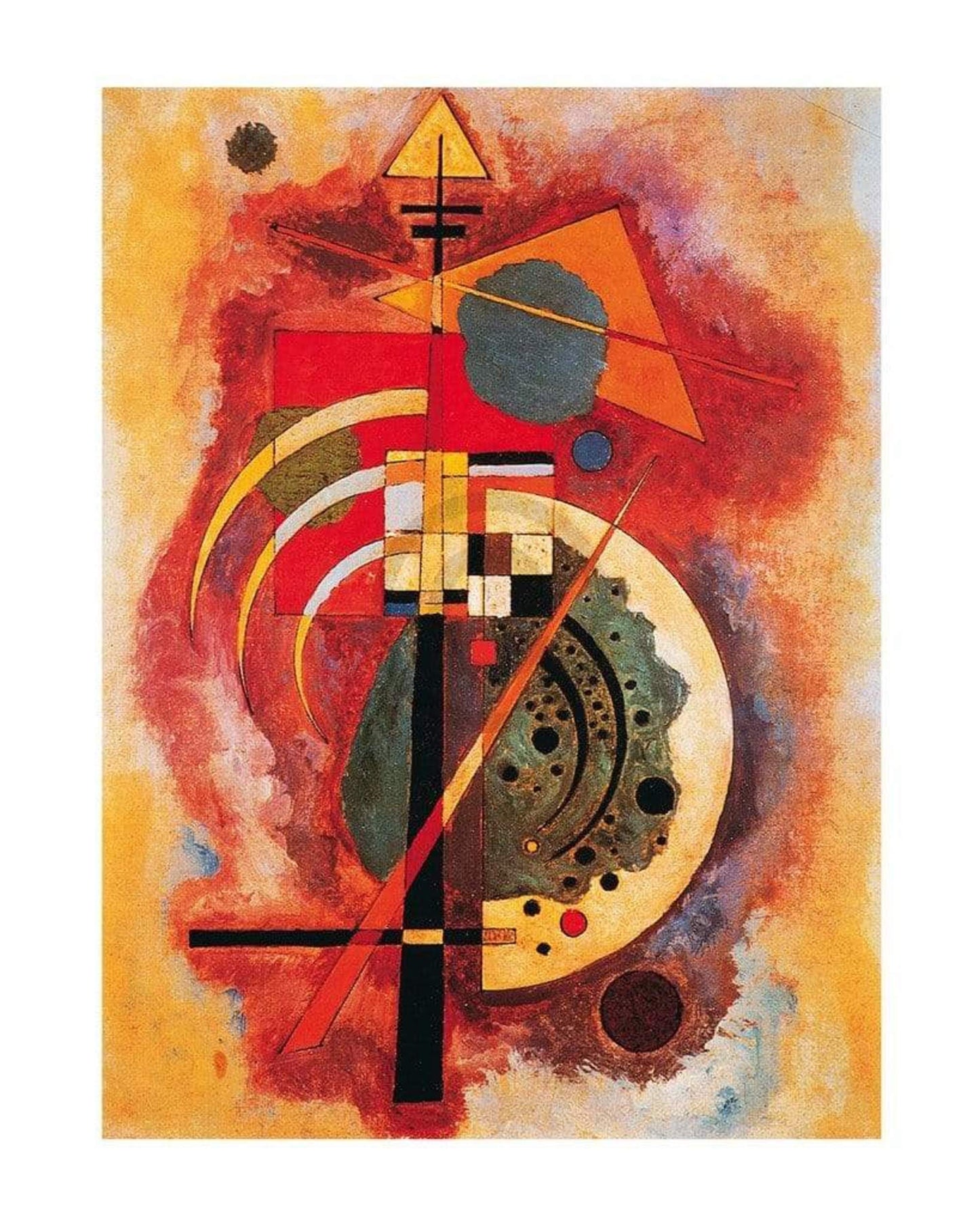 Art Print Wassily Kandinsky - Hommage a Grohmann 40x50cm