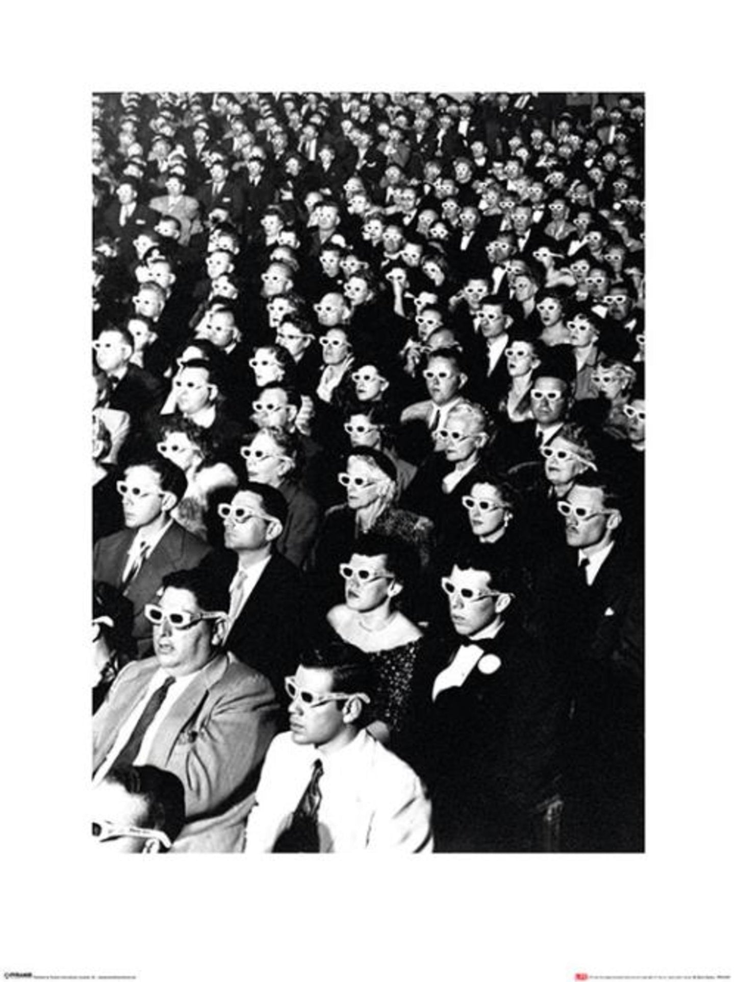 Art Print Time Life - 3D Movie Viewers 60x80cm