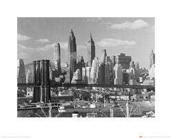 Art Print Time Life - Lower Manhattan Skyline 1948 40x50cm