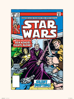 Art Print Star Wars - 24 Silent Drifting 30x40cm