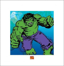 Art Print Hulk - Marvel Comics 40x40cm