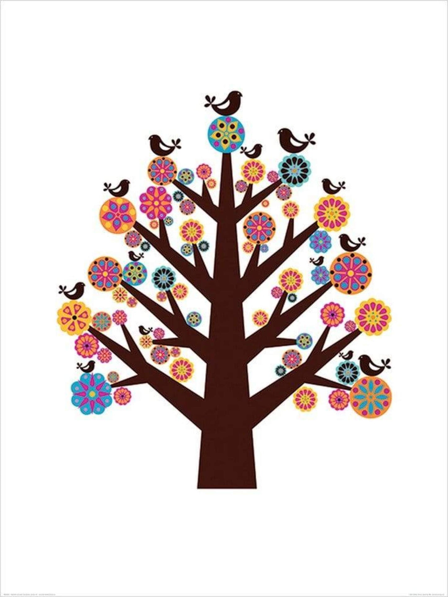 Art Print Valentina Ramos - Tree of Flowers 60x80cm