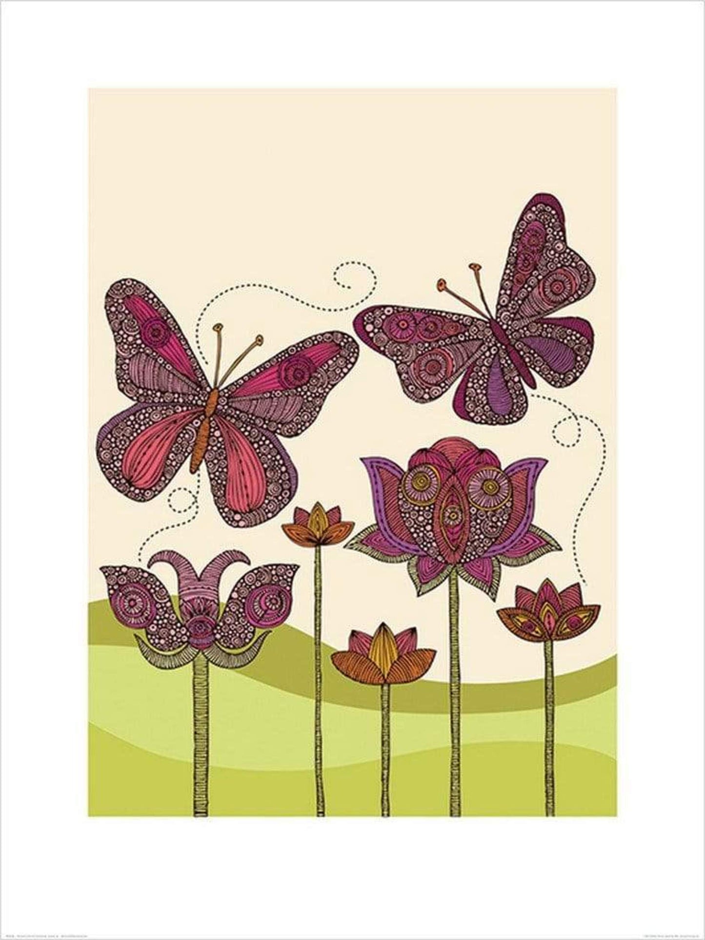 Art Print Valentina Ramos - Butterflies 60x80cm