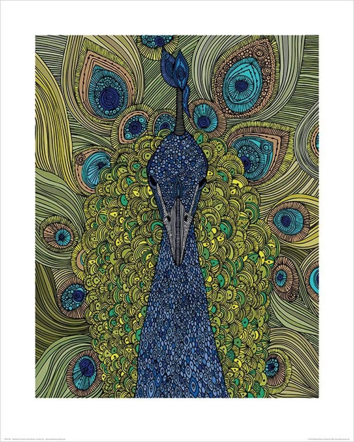 Art Print Valentina Ramos - The Peacock 40x50cm