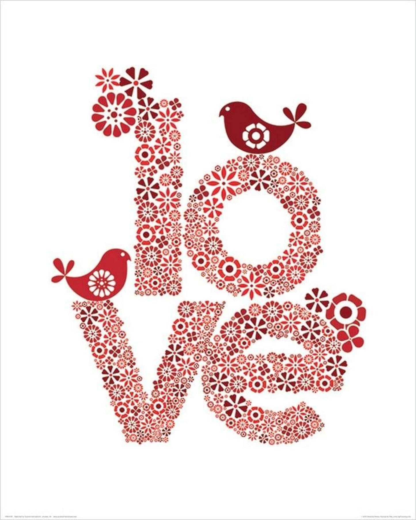 Art Print Valentina Ramos - Red Love 40x50cm