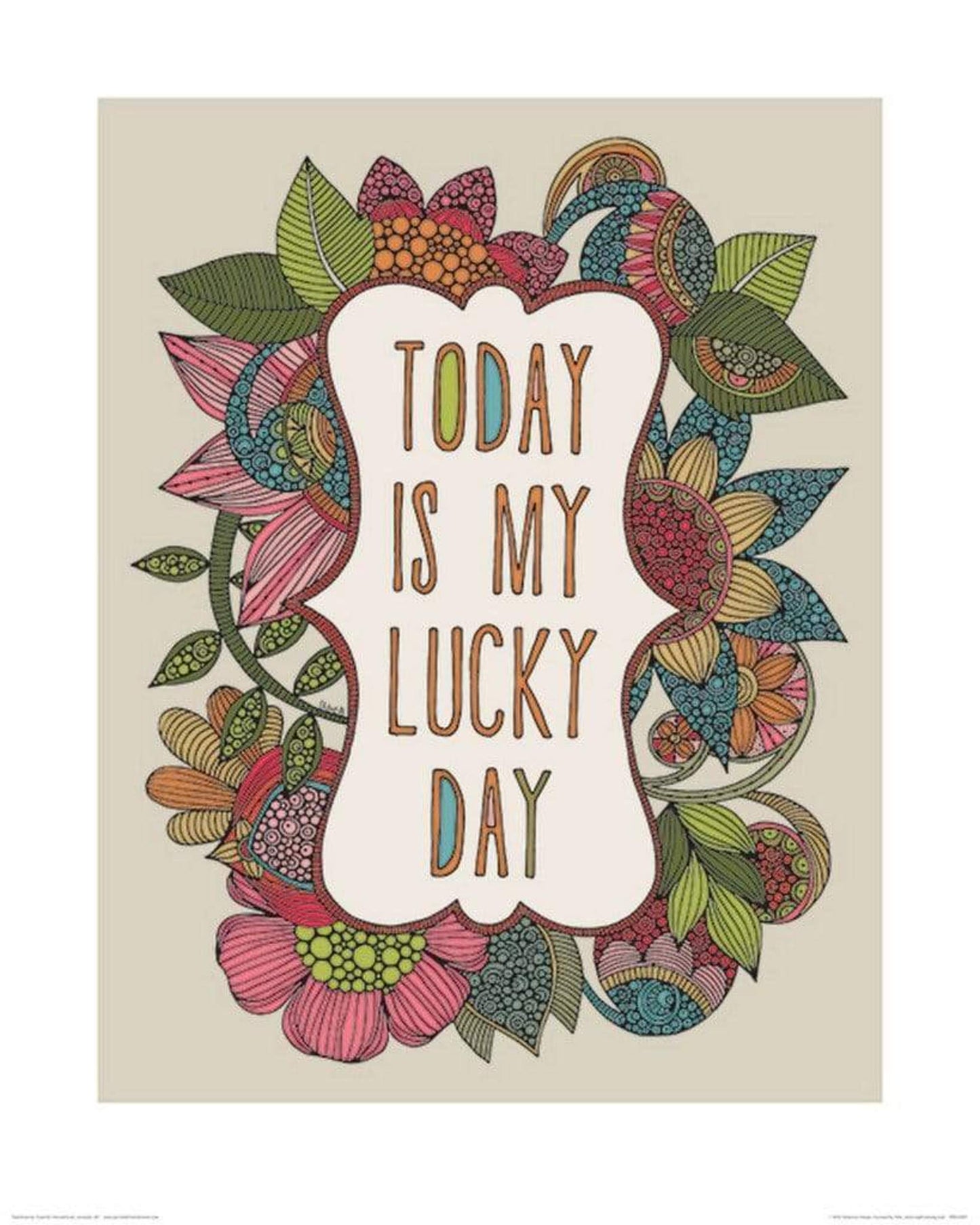 Art Print Valentina Ramos - Today is my Lucky Day 40x50cm
