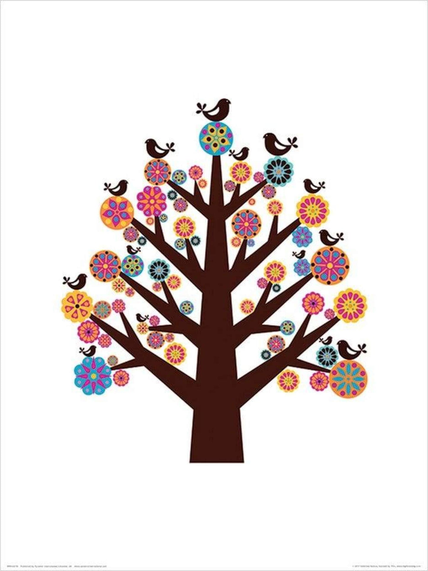 Art Print Valentina Ramos - Tree of Flowers 30x40cm