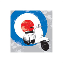 Art Print Scooter 40x40cm