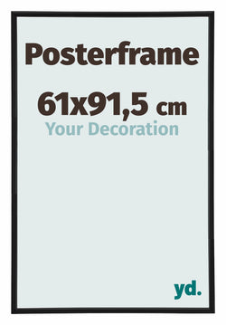 Poster Frame 61x91,5cm Black Matte Plastic Paris