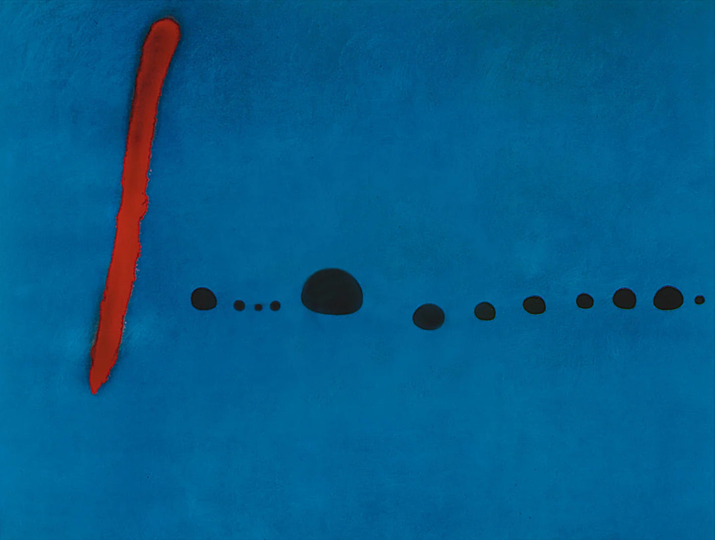 Art Print Joan Miro - Blue II, 4-3-61 80x60cm