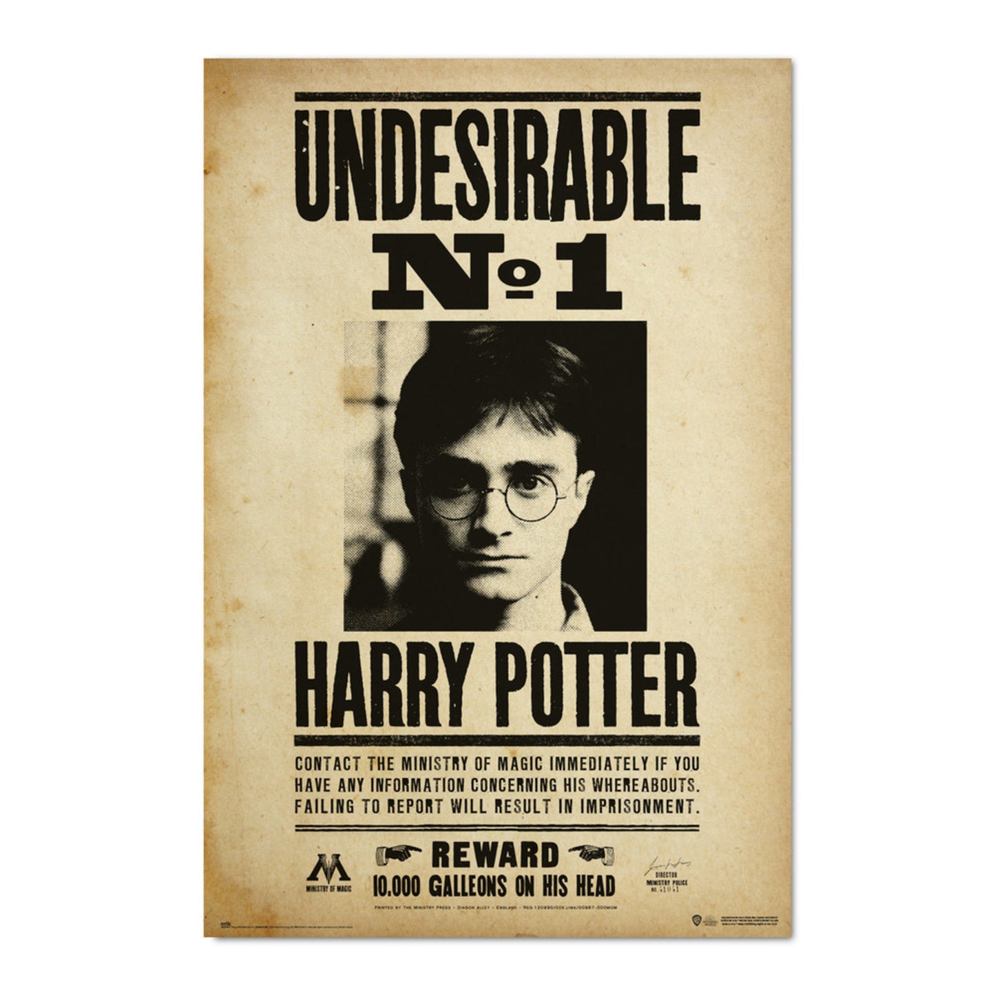 Poster Harry Potter - Undesirable No 1 61x91,5cm