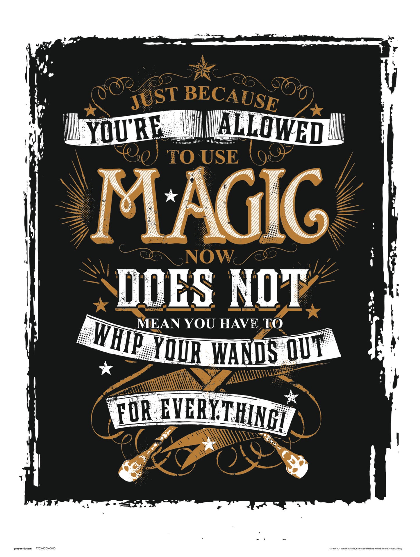 Art Print Harry Potter - Magic 30x40cm