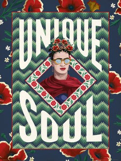 Art Print Frida Kahlo - Unique Soul 30x40cm