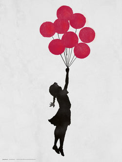 Art Print Brandalised - Girl Floating Original 30x40cm