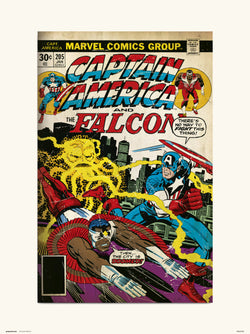 Art Print Marvel - Captain America - 205 30x40cm