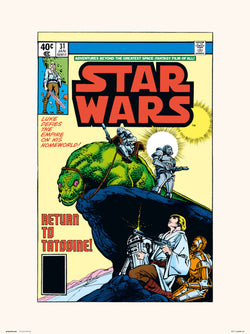 Art Print Star Wars - 31 Return To Tatooine 30x40cm