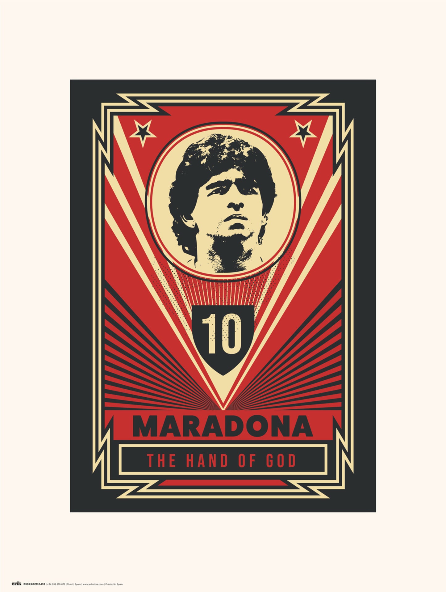 Art Print Maradona - The Hand of God 30x40cm