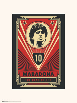 Art Print Maradona - The Hand of God 30x40cm