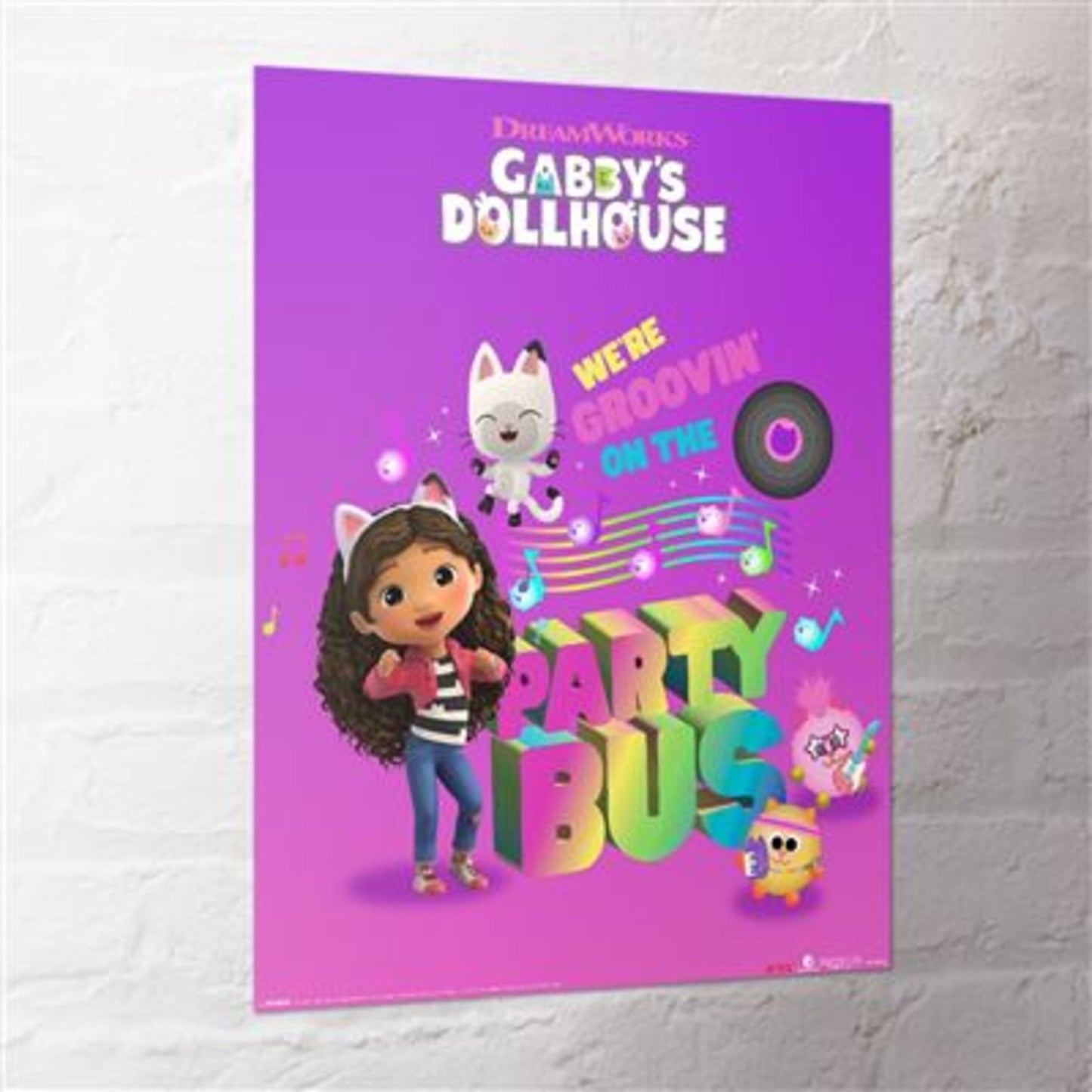 Poster Gabbys Dollhouse - Party Bus 40x50cm
