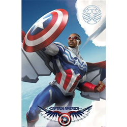 Poster Marvel - Captain America - Flying 61x91,5cm