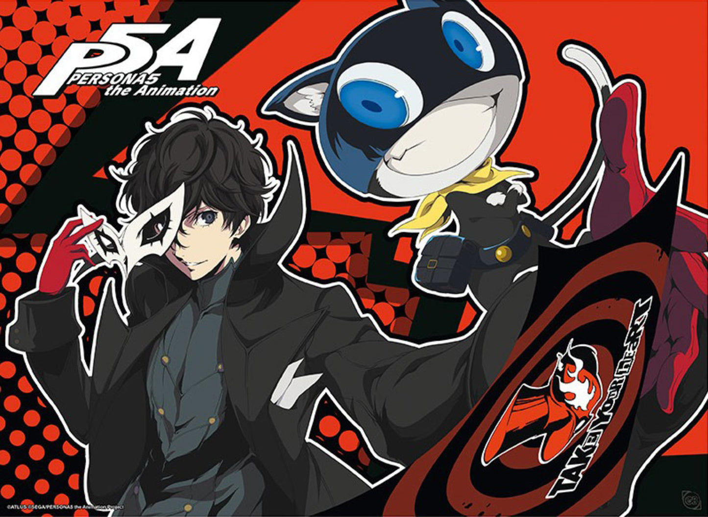 Poster Persona 5 Joker and Mona 52x38cm