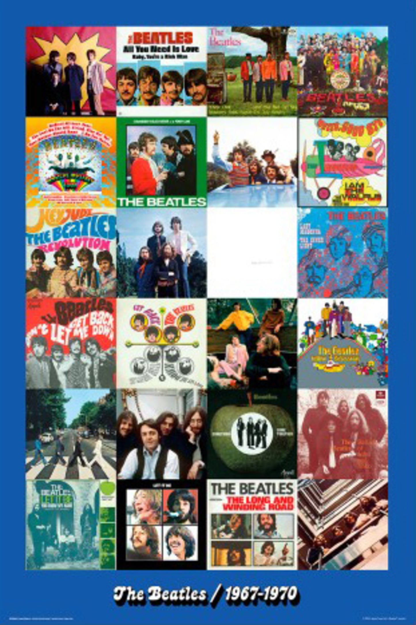 Poster The Beatles - Era 1967-1970 61x91,5cm