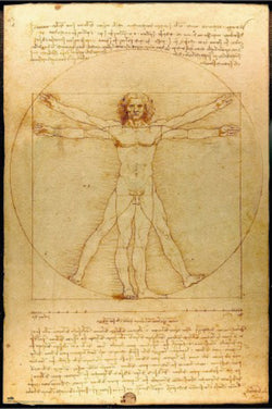 Poster Vitruvian Man 61x91,5cm
