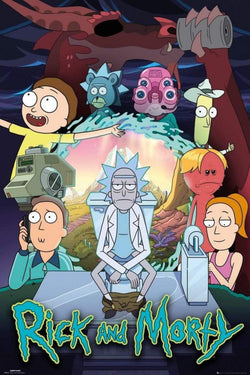 Poster Rick and Morty - Season 4 Part One V2 61x91,5cm