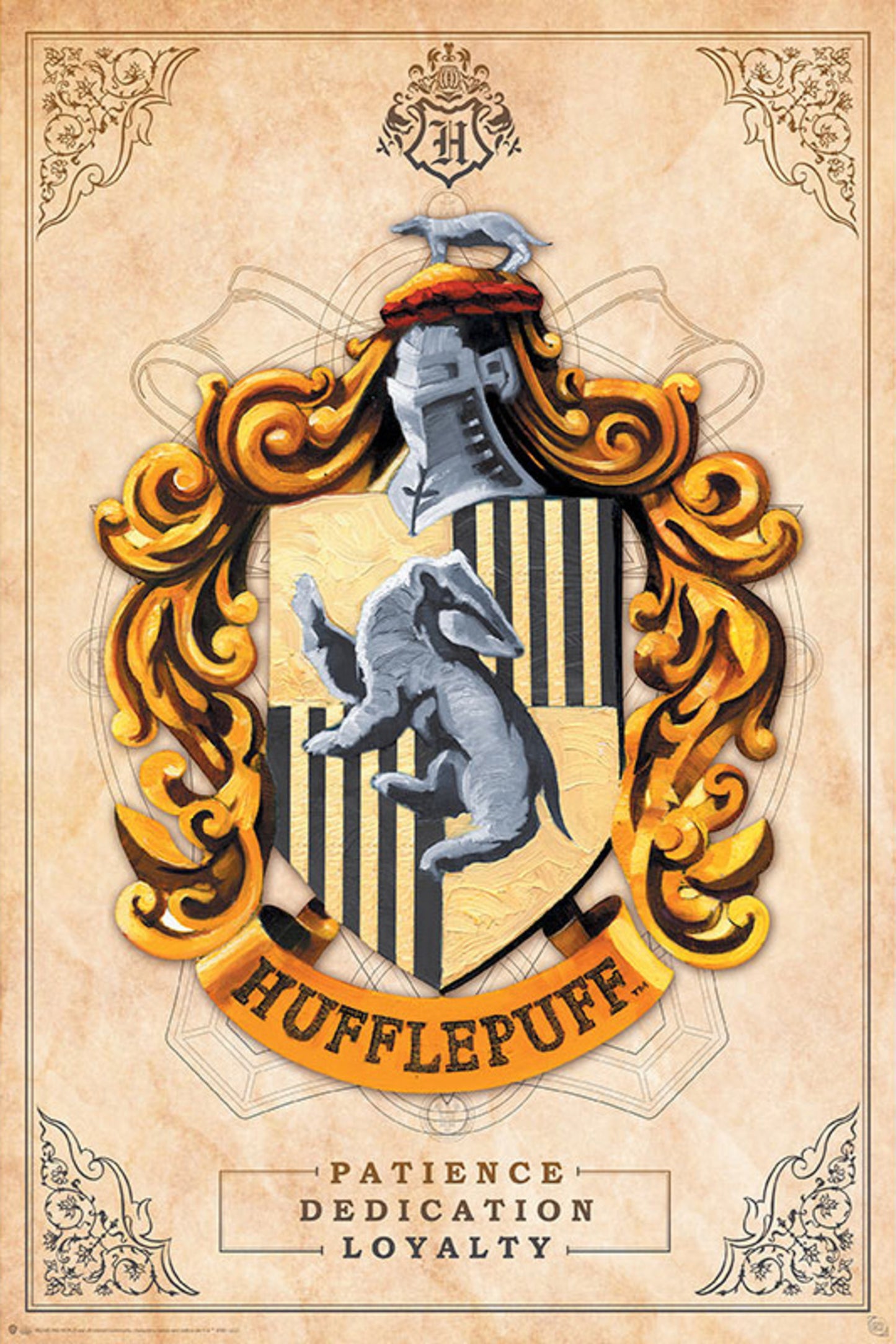 Poster Harry Potter - Hufflepuff 61x91,5cm