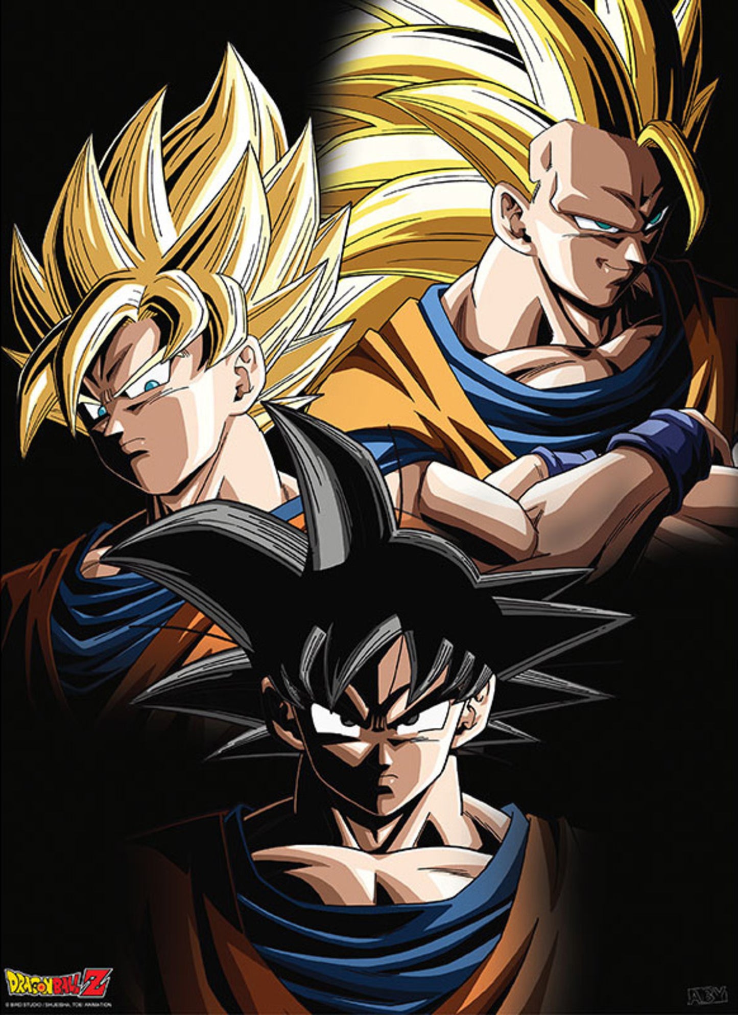 Poster Dragon Ball - Goku Transformations 38x52cm