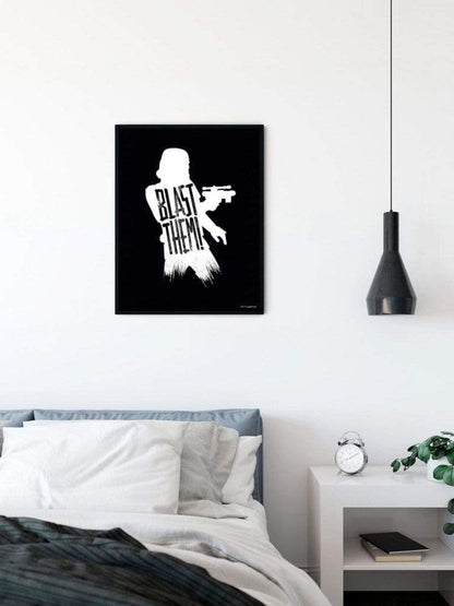 Art Print Star Wars - Silhouette Quotes Stormtrooper 50x70cm