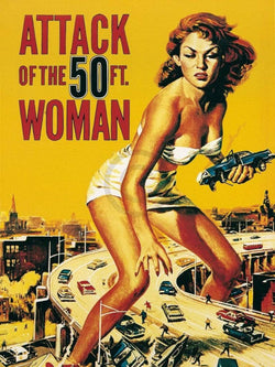 Art Print Liby - Attack of the 50FT. Woman 60x80cm