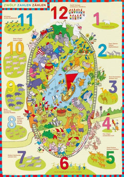 Gabriele Altevers - Zwölf Zahlen zählen Art Print 42x60cm