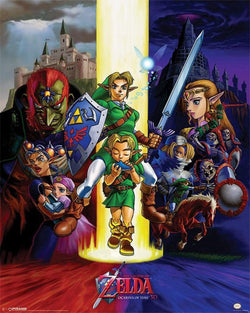 Poster The Legend of Zelda - Ocarina of Time 40x50cm