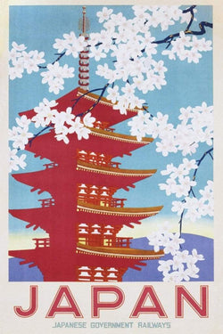 Poster Japan Railways Blossom 61x91,5cm