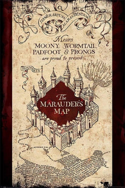 Poster Harry Potter - The Marauders Map 61x91,5cm